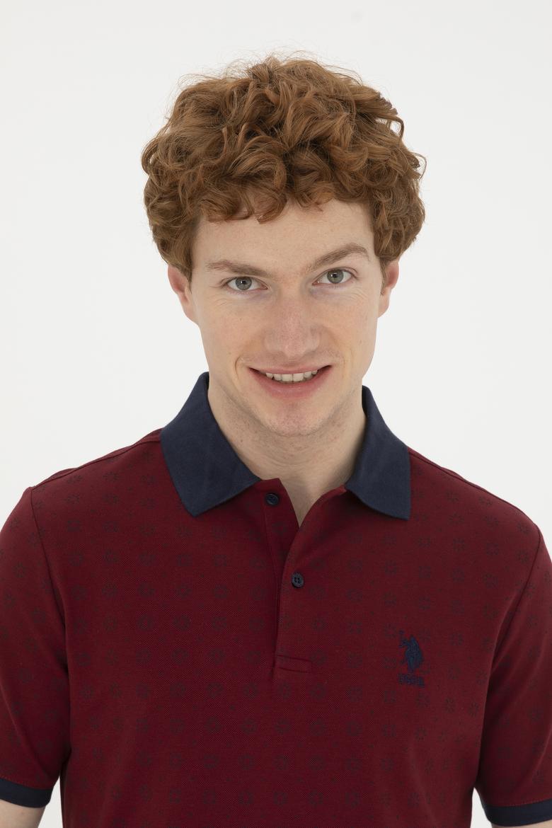 Erkek Bordo Tişört - 50289864306