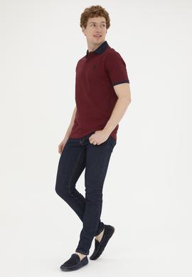 Erkek Bordo Tişört - 50289864306