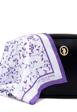 Kadın Kutulu Fularlı Hediyelik Lacivert Çapraz Çanta - 50295940003