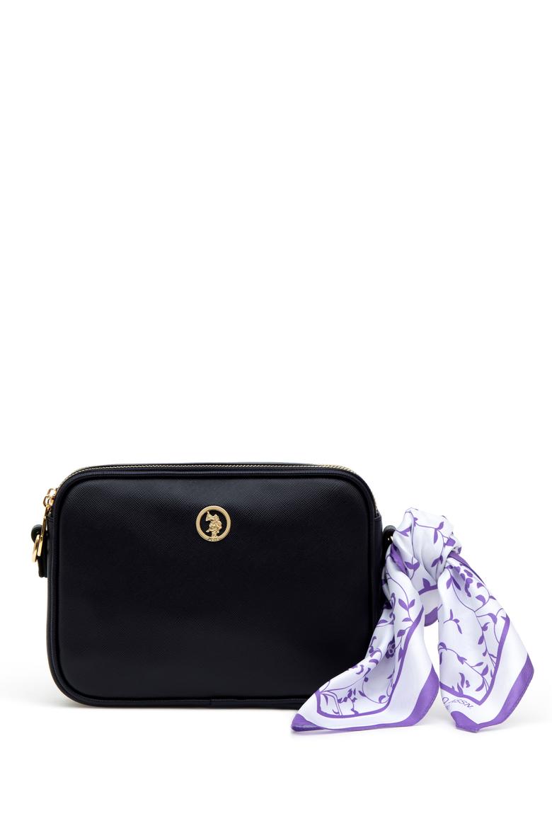 Kadın Kutulu Fularlı Hediyelik Lacivert Çapraz Çanta - 50295940003