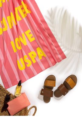 Kadın Menekşe Plaj Havlusu - 50287421001