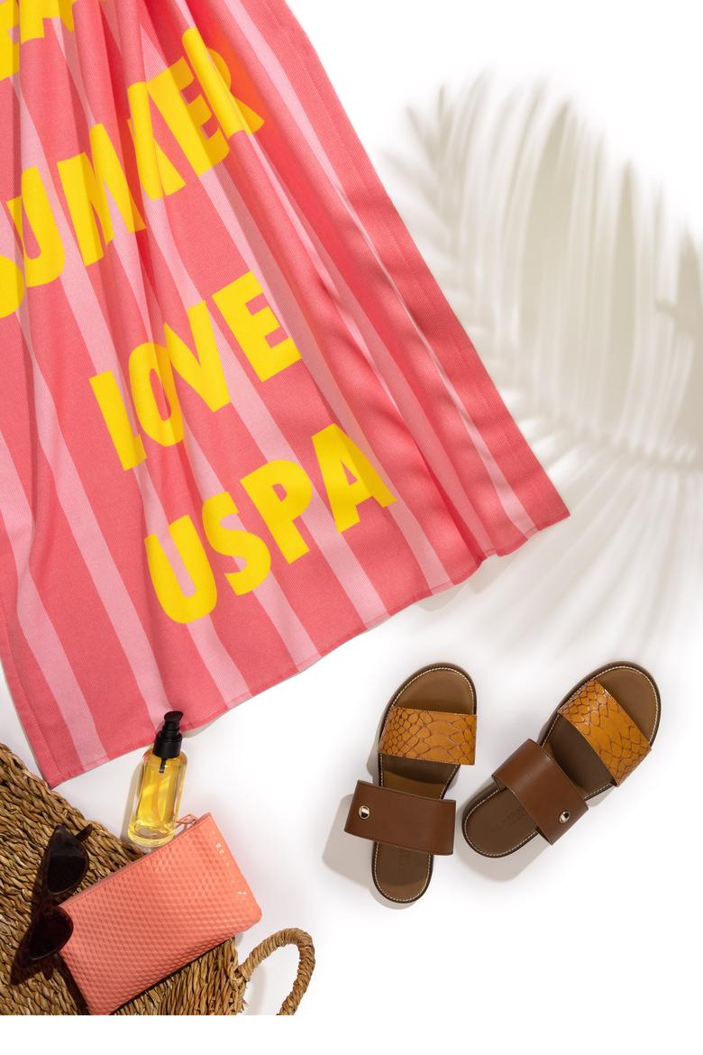 Kadın Menekşe Plaj Havlusu