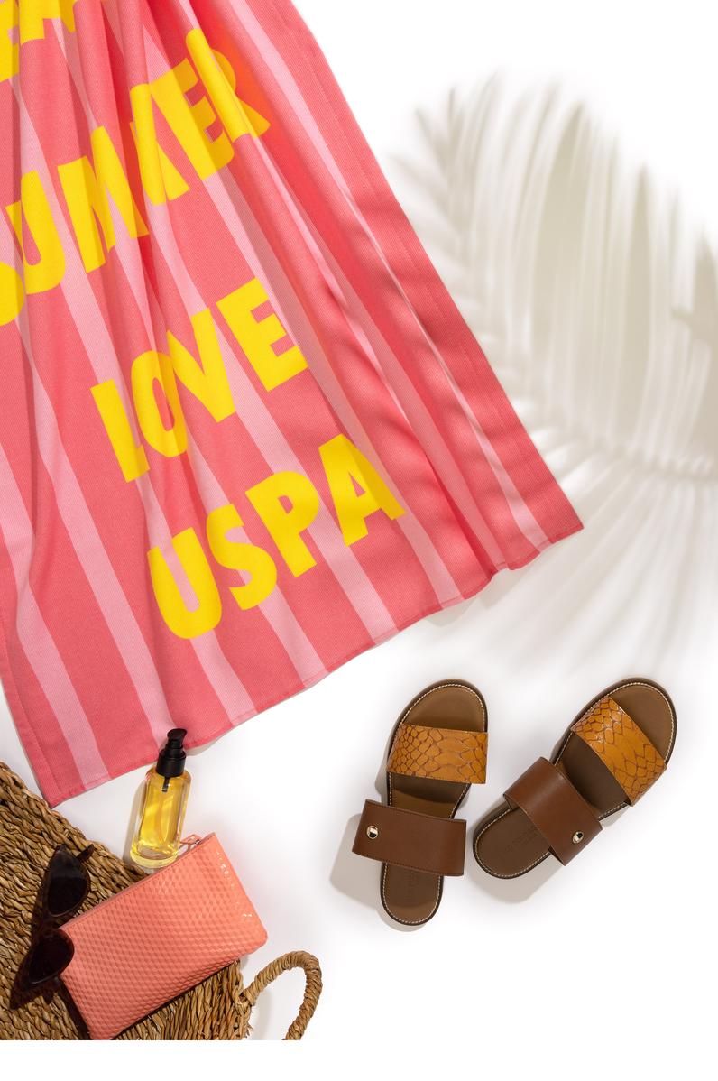 Kadın Menekşe Plaj Havlusu