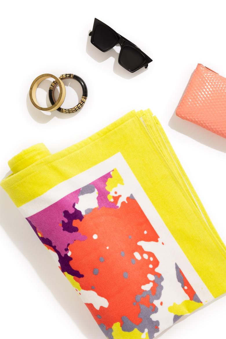 Kadın Fıstık Yeşili Plaj Havlusu