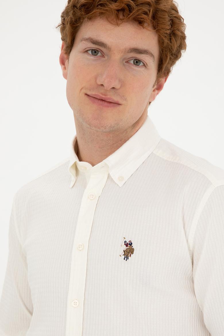 Erkek Taş Uzun Kollu Gömlek - 50272752032