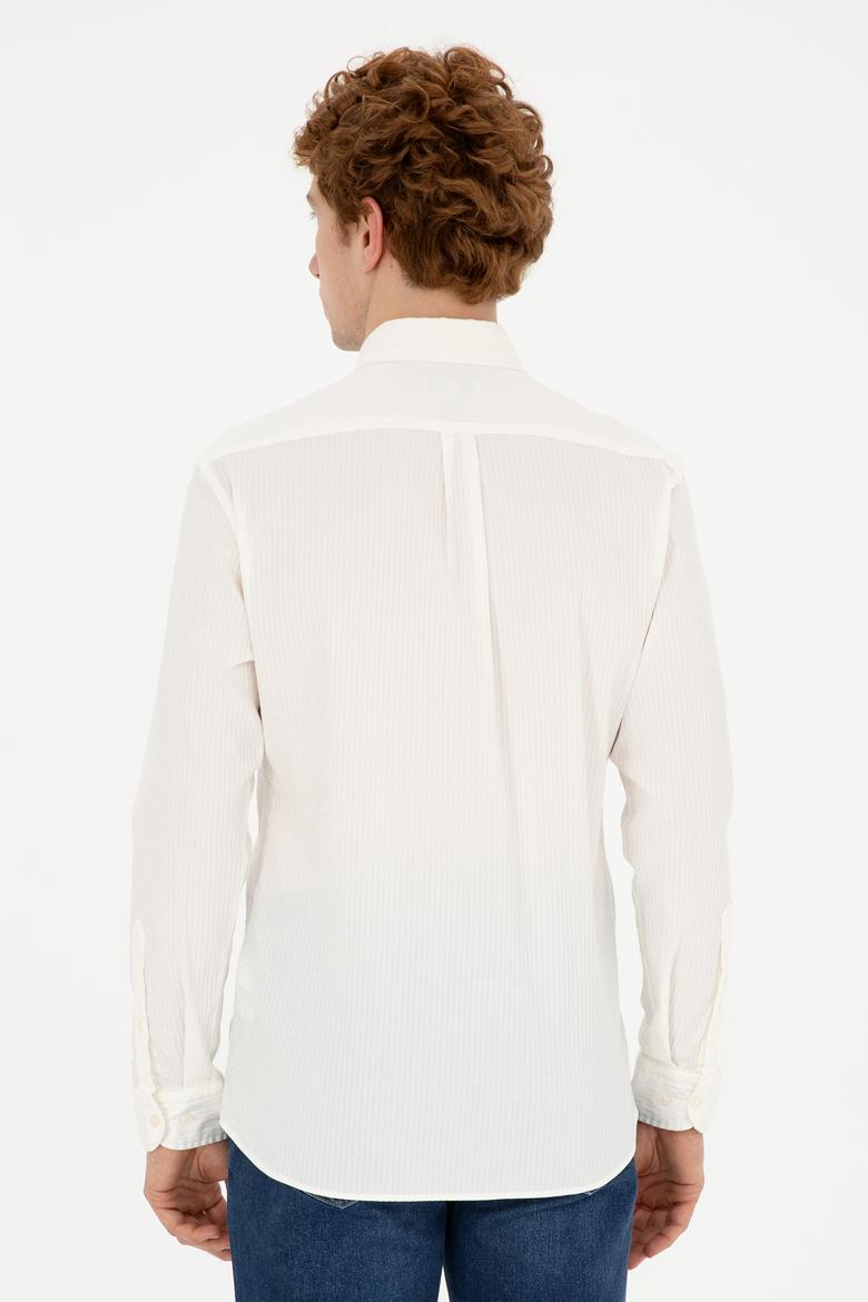 Erkek Taş Uzun Kollu Gömlek - 50272752032