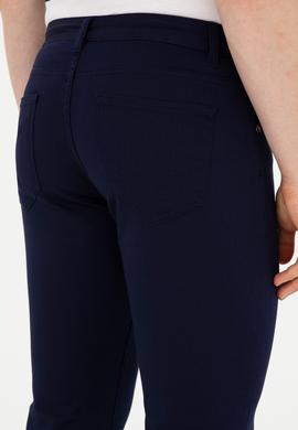 Erkek Lacivert Kanvas Pantolon - 50289420059