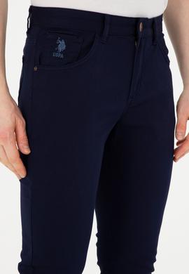 Erkek Lacivert Kanvas Pantolon - 50289420059