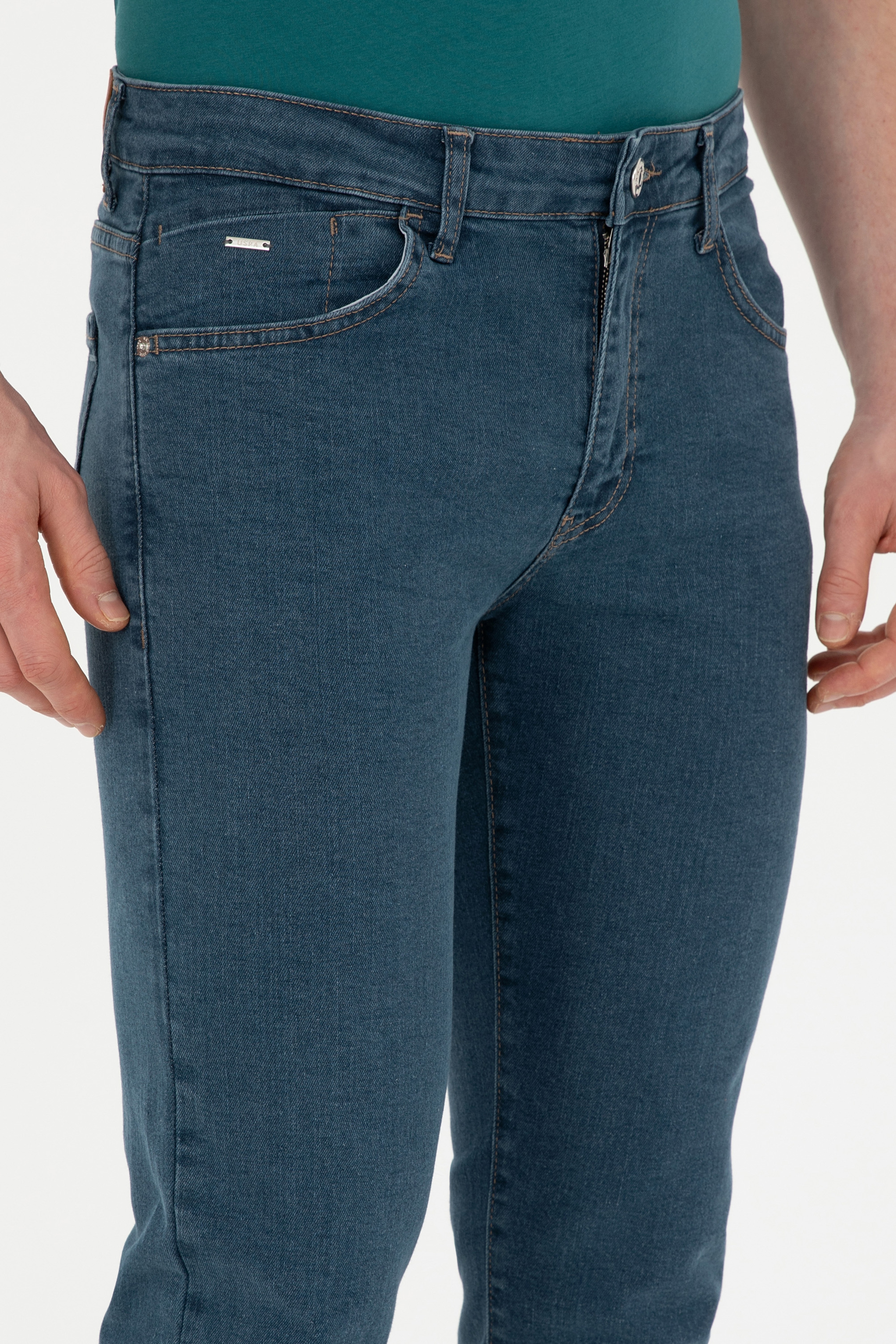 Erkek Mavi Jean Pantolon - Image 5