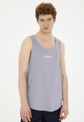 Erkek Regular Fit Bisiklet Yaka Gri Tişört - 50281481031