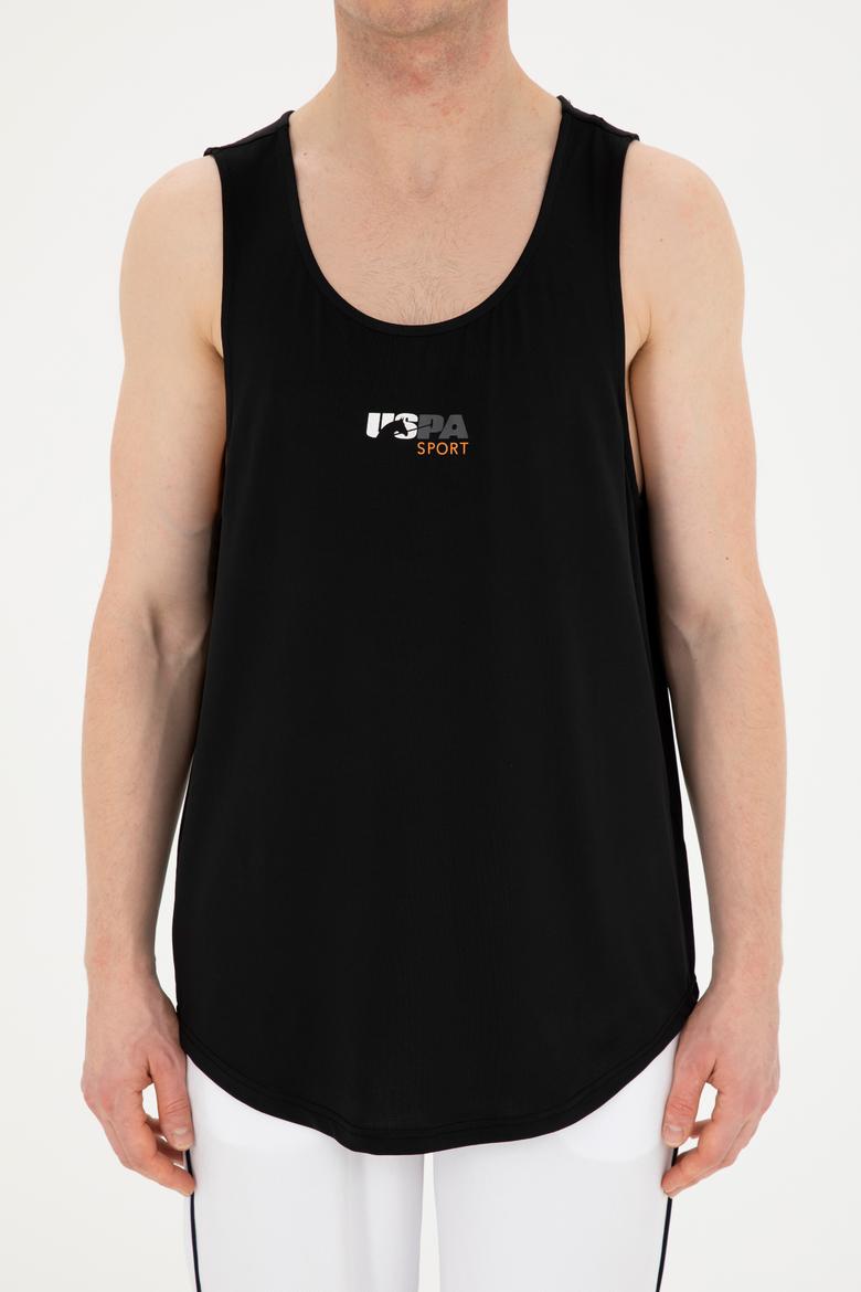 Erkek Regular Fit Bisiklet Yaka Siyah Tişört - 50281481041