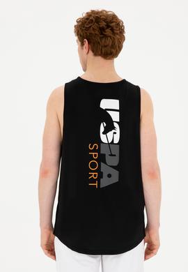 Erkek Regular Fit Bisiklet Yaka Siyah Tişört - 50281481041