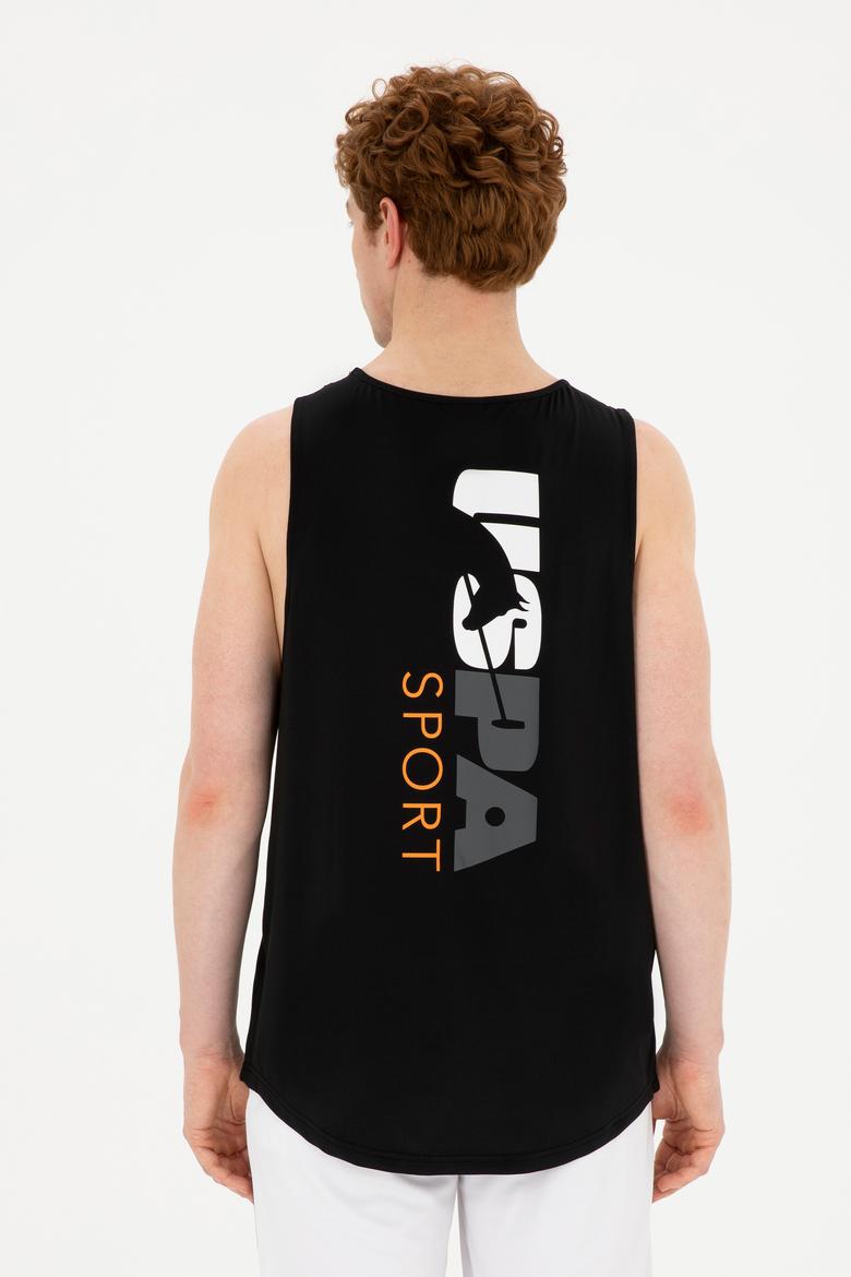 Erkek Regular Fit Bisiklet Yaka Siyah Tişört - 50281481041