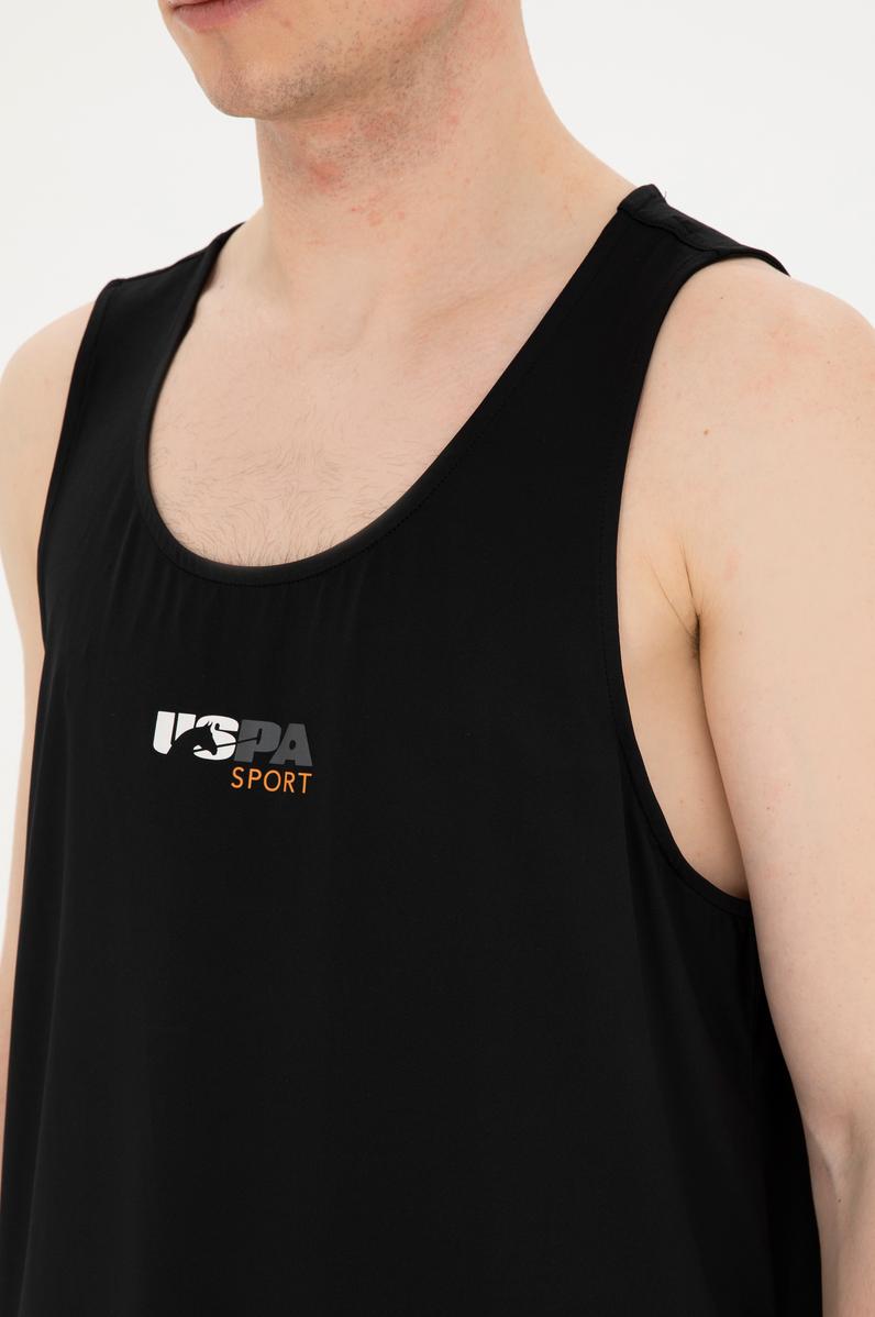 Erkek Regular Fit Bisiklet Yaka Siyah Tişört