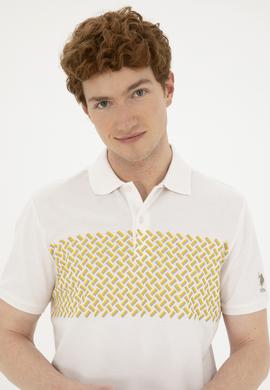 Erkek Regular Fit Polo Yaka Ekru Tişört - 50281956021