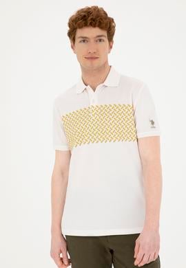 Erkek Regular Fit Polo Yaka Ekru Tişört - 50281956021