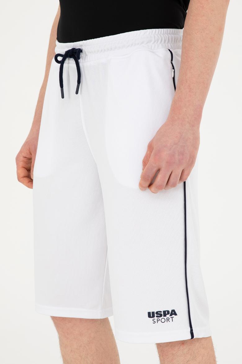 Erkek Beyaz Örme Şort - 50281506028