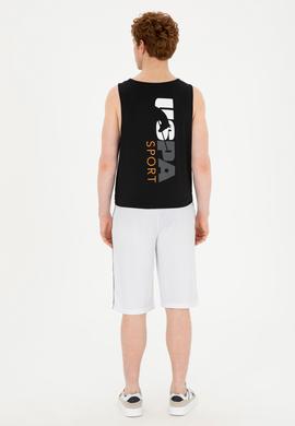 Erkek Beyaz Örme Şort - 50281506028