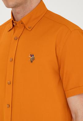 Erkek Kiremit Kısa Kollu Gömlek - 50283819015