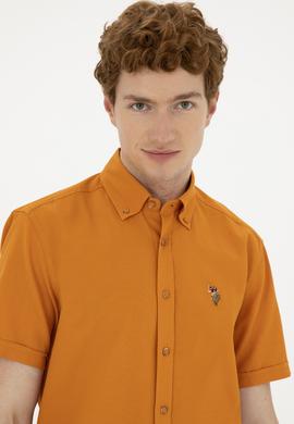 Erkek Kiremit Kısa Kollu Gömlek - 50283819015