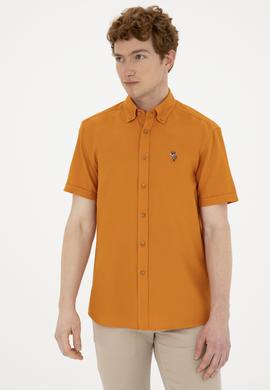 Erkek Kiremit Kısa Kollu Gömlek - 50283819015