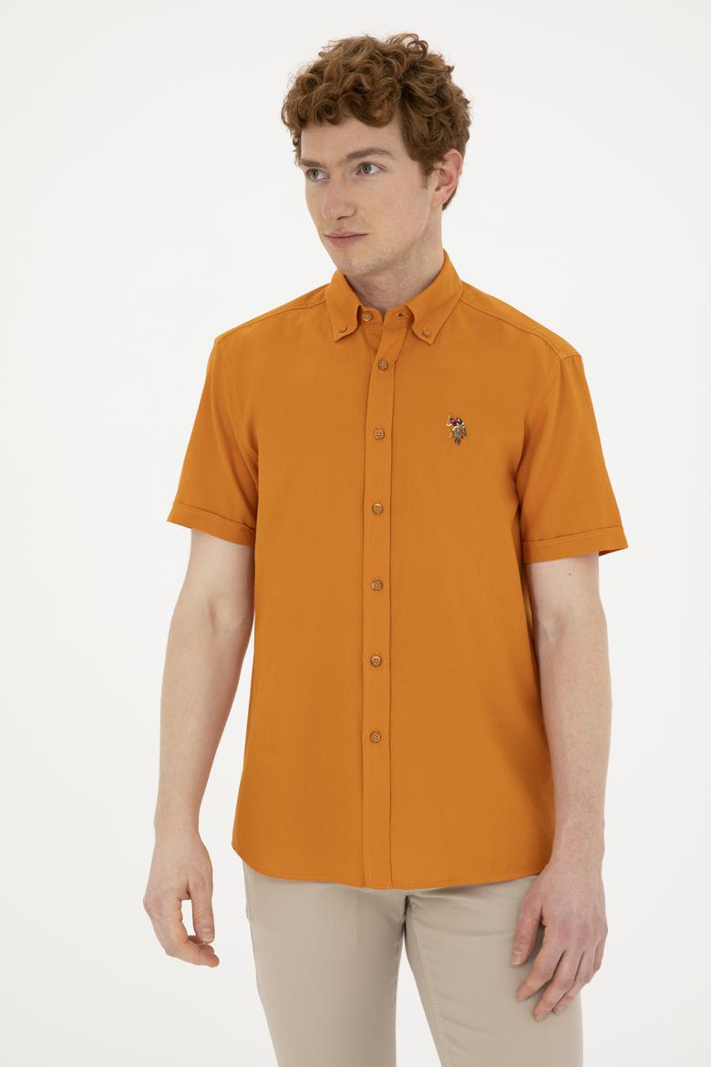 Erkek Kiremit Kısa Kollu Gömlek - 50283819015