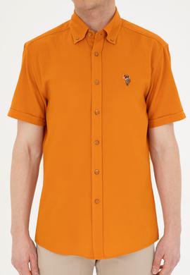 Erkek Kiremit Kısa Kollu Gömlek - 50283819015
