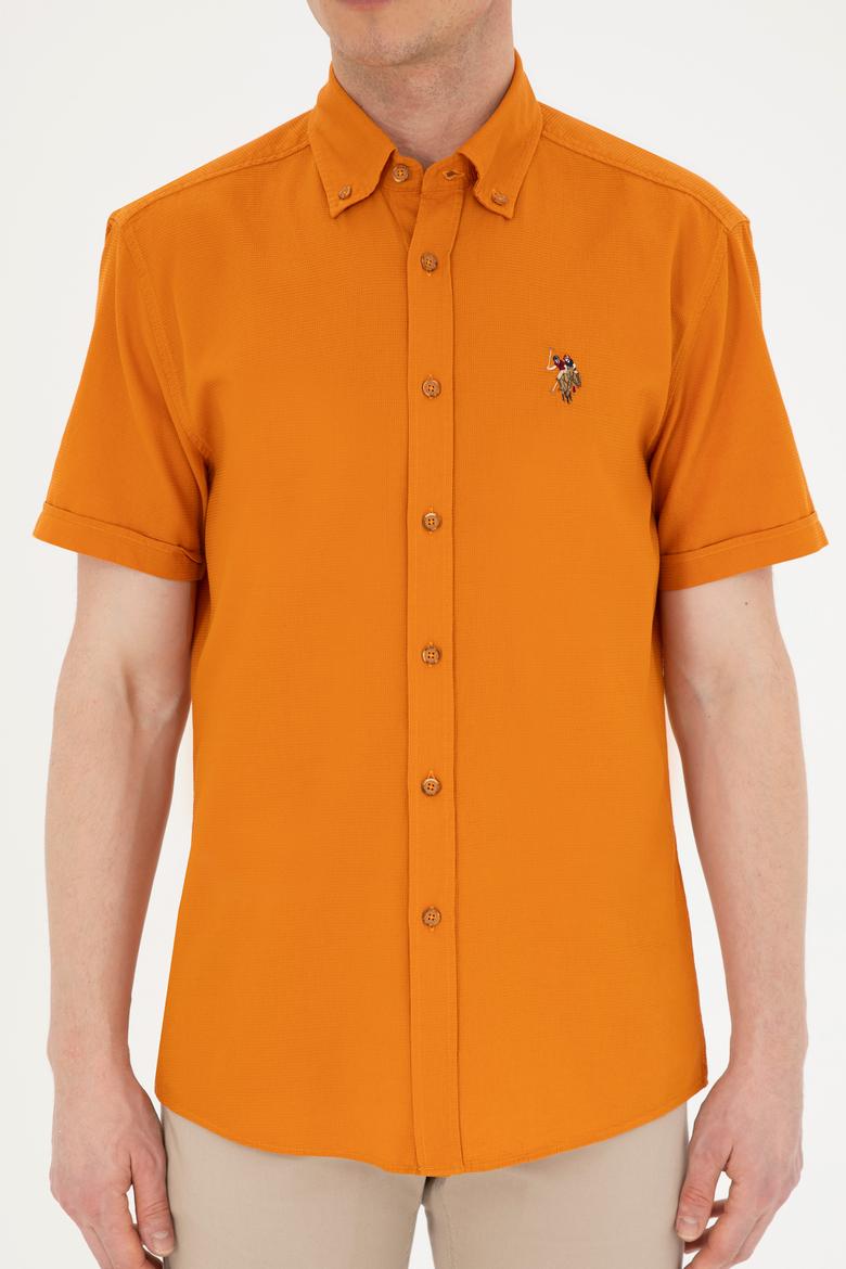 Erkek Kiremit Kısa Kollu Gömlek - 50283819015