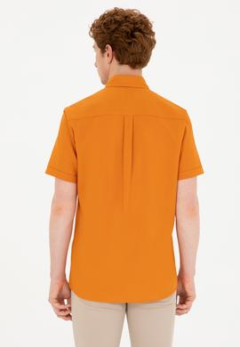 Erkek Kiremit Kısa Kollu Gömlek - 50283819015