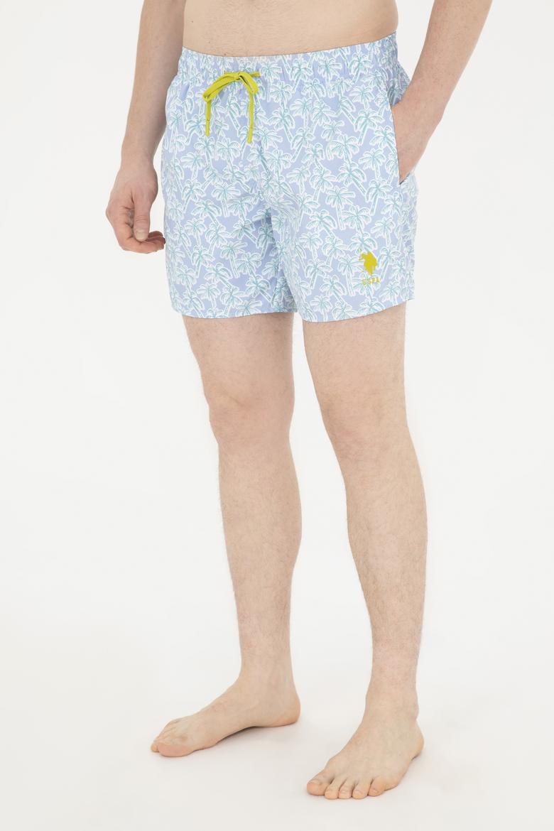 Erkek Açık Mavi Deniz Şortu - 50282940012