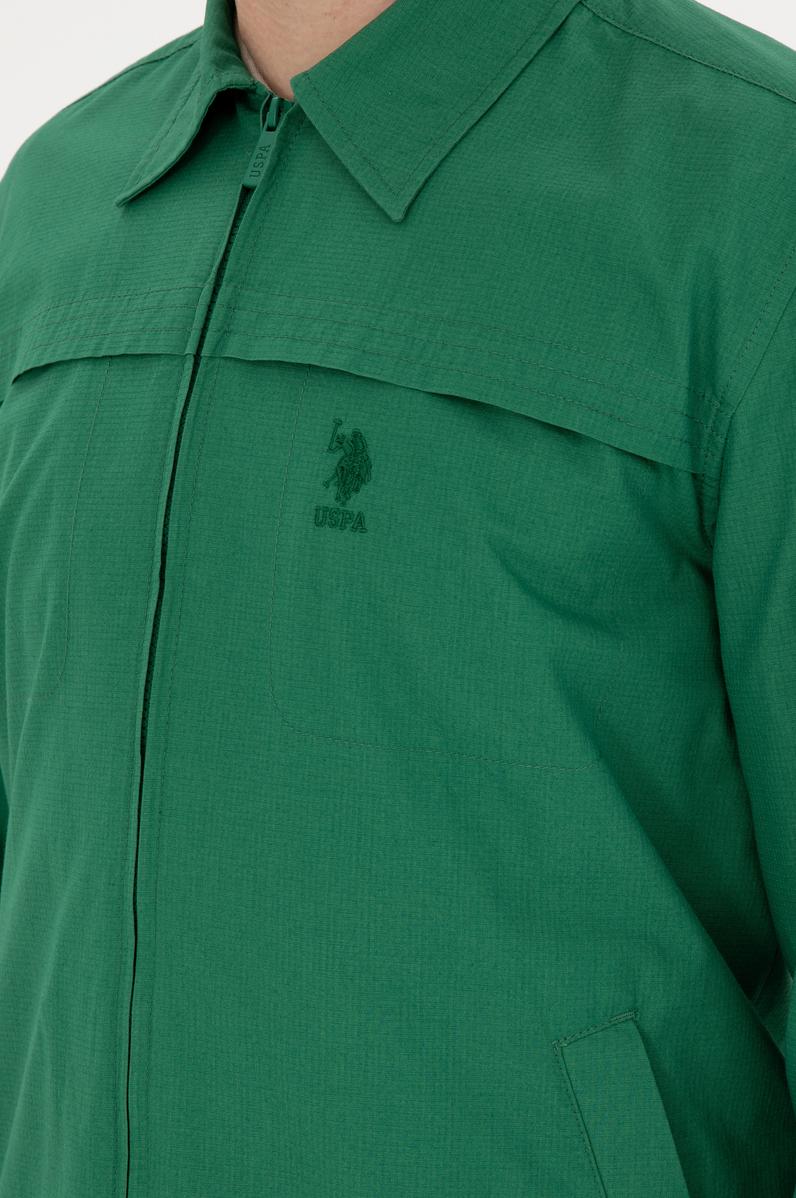 Erkek Yeşil Uzun Kollu Gömlek