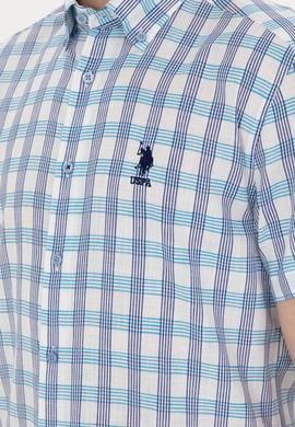 Erkek Saks Kısa Kollu Gömlek - 50282804013