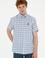 Erkek Saks Kısa Kollu Gömlek