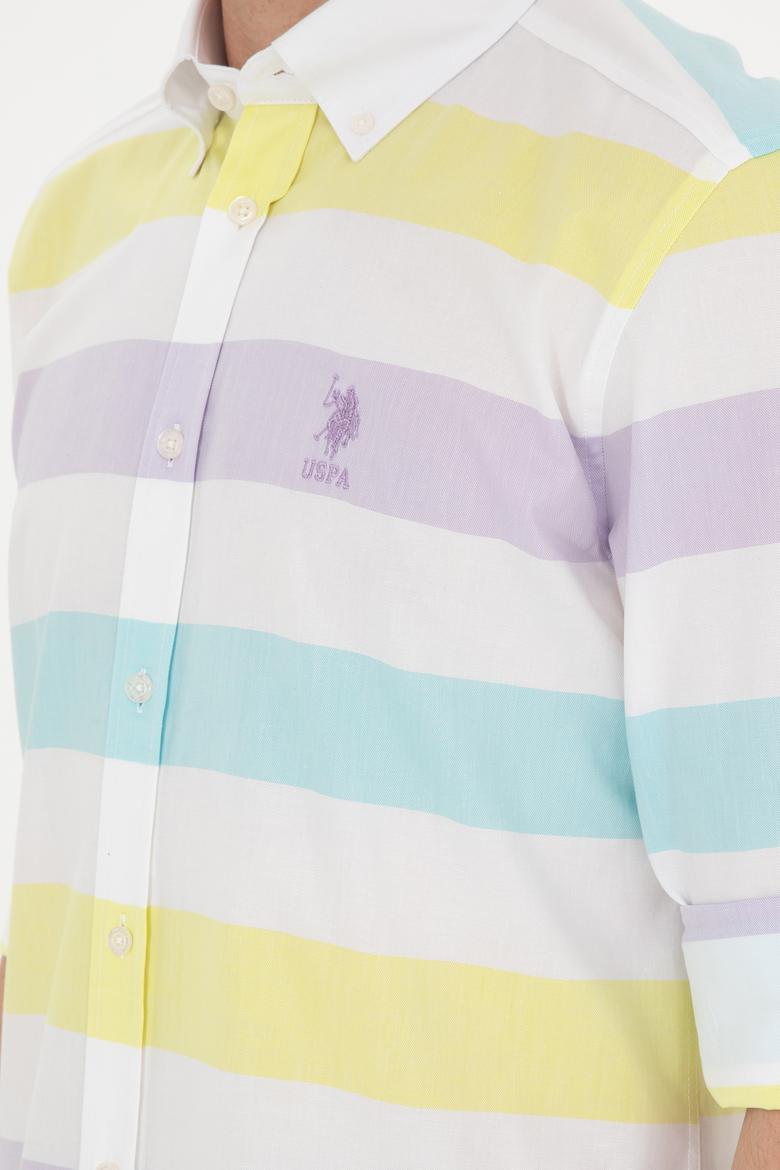 Erkek Lila Uzun Kollu Gömlek - 50282891023