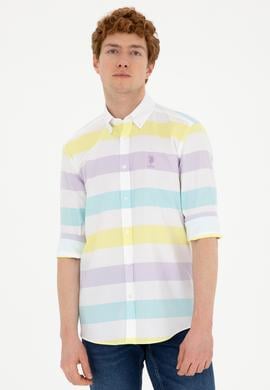 Erkek Lila Uzun Kollu Gömlek - 50282891023