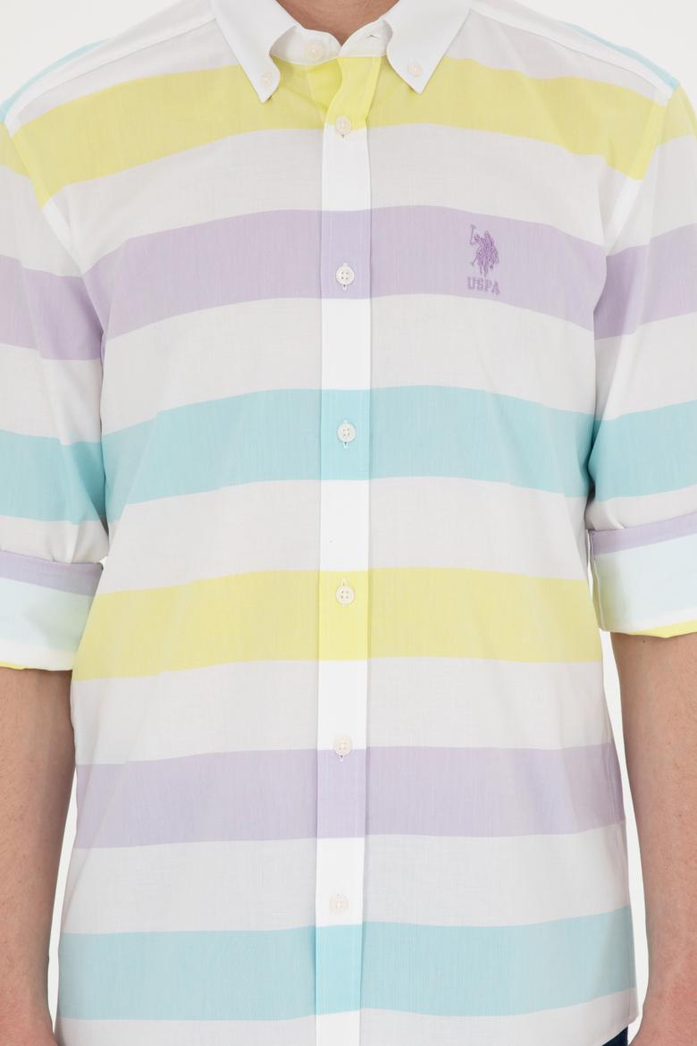 Erkek Lila Uzun Kollu Gömlek - 50282891023