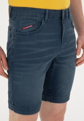 Erkek Lacivert Jean Şort - 50288958008