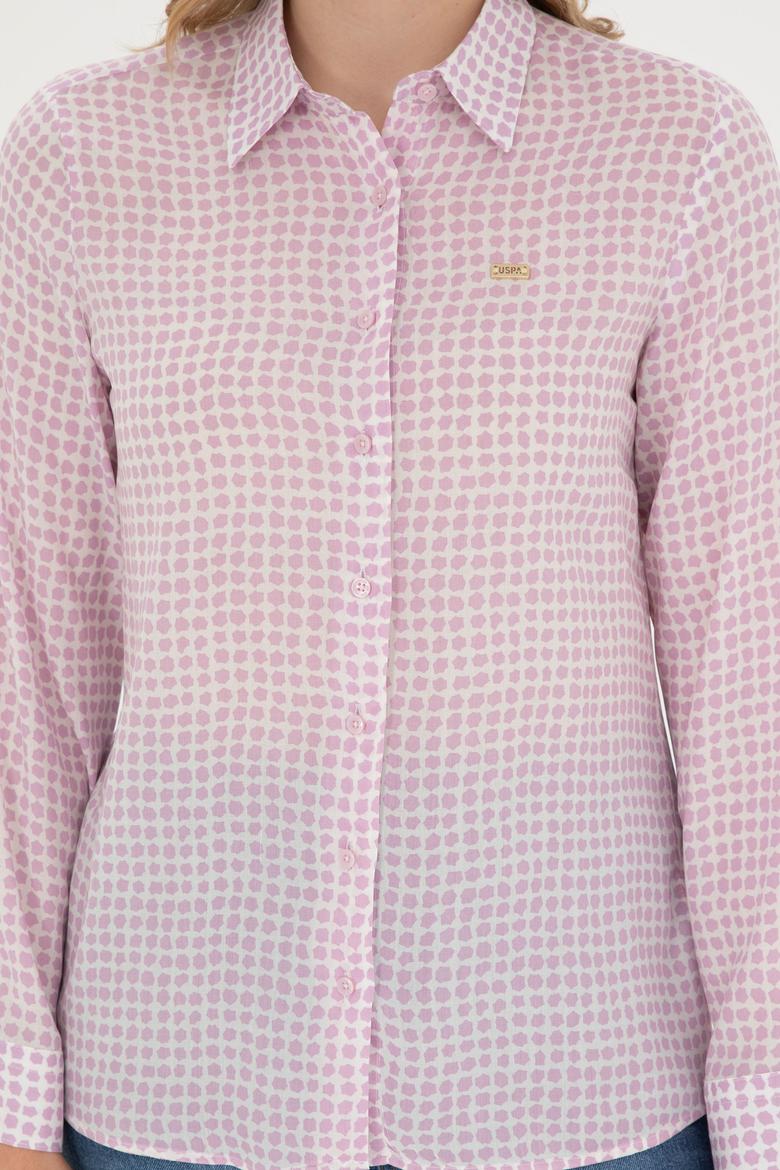 Kadın Manolya Uzun Kollu Gömlek - 50289100004