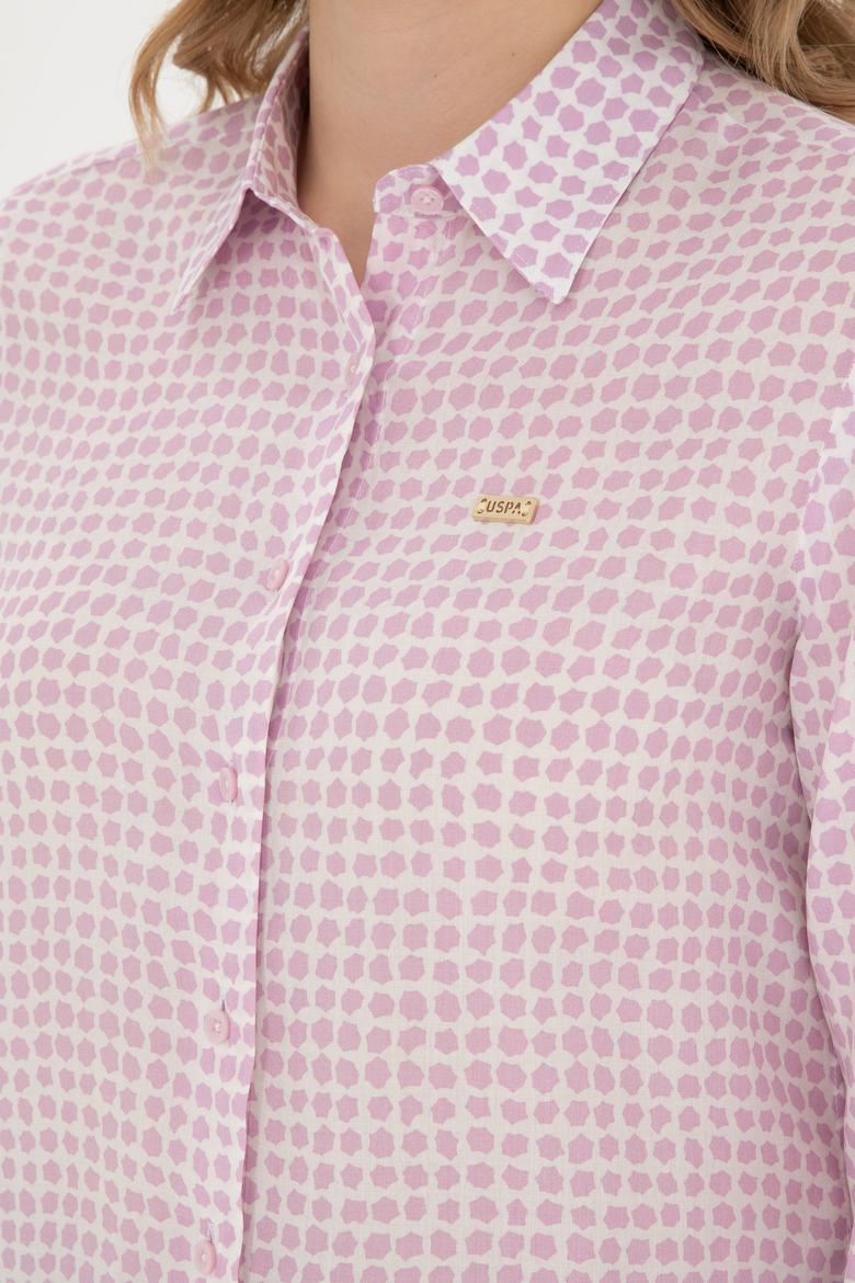 Kadın Manolya Uzun Kollu Gömlek - 50289100004