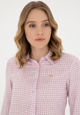 Kadın Manolya Uzun Kollu Gömlek - 50289100004