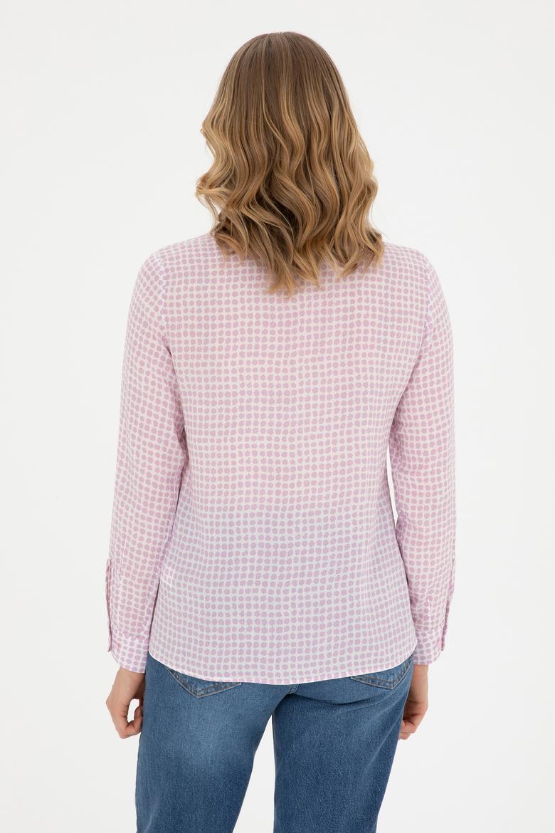 Kadın Manolya Uzun Kollu Gömlek - 50289100004