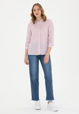 Kadın Manolya Uzun Kollu Gömlek - 50289100004