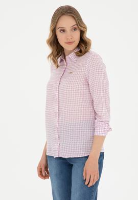 Kadın Manolya Uzun Kollu Gömlek - 50289100004