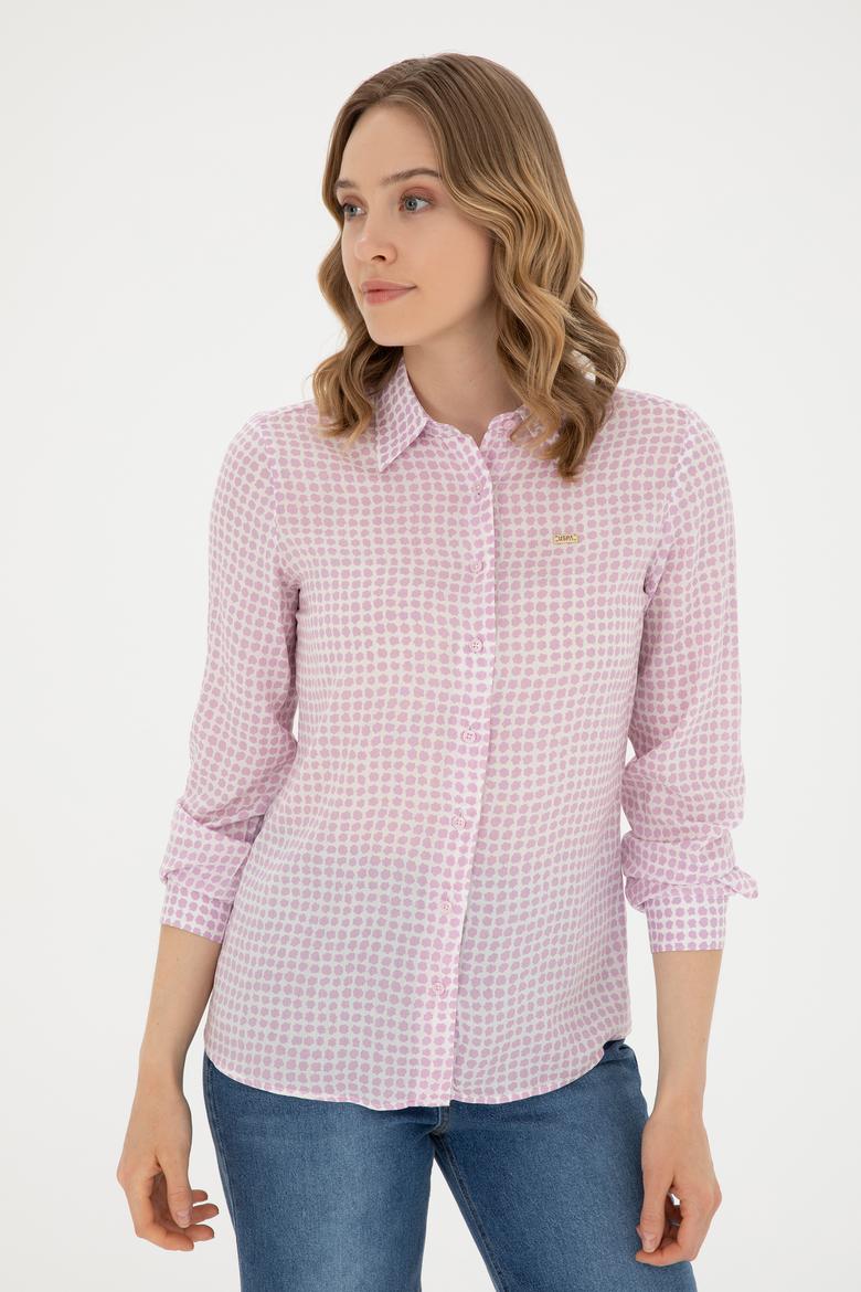 Kadın Manolya Uzun Kollu Gömlek - 50289100004