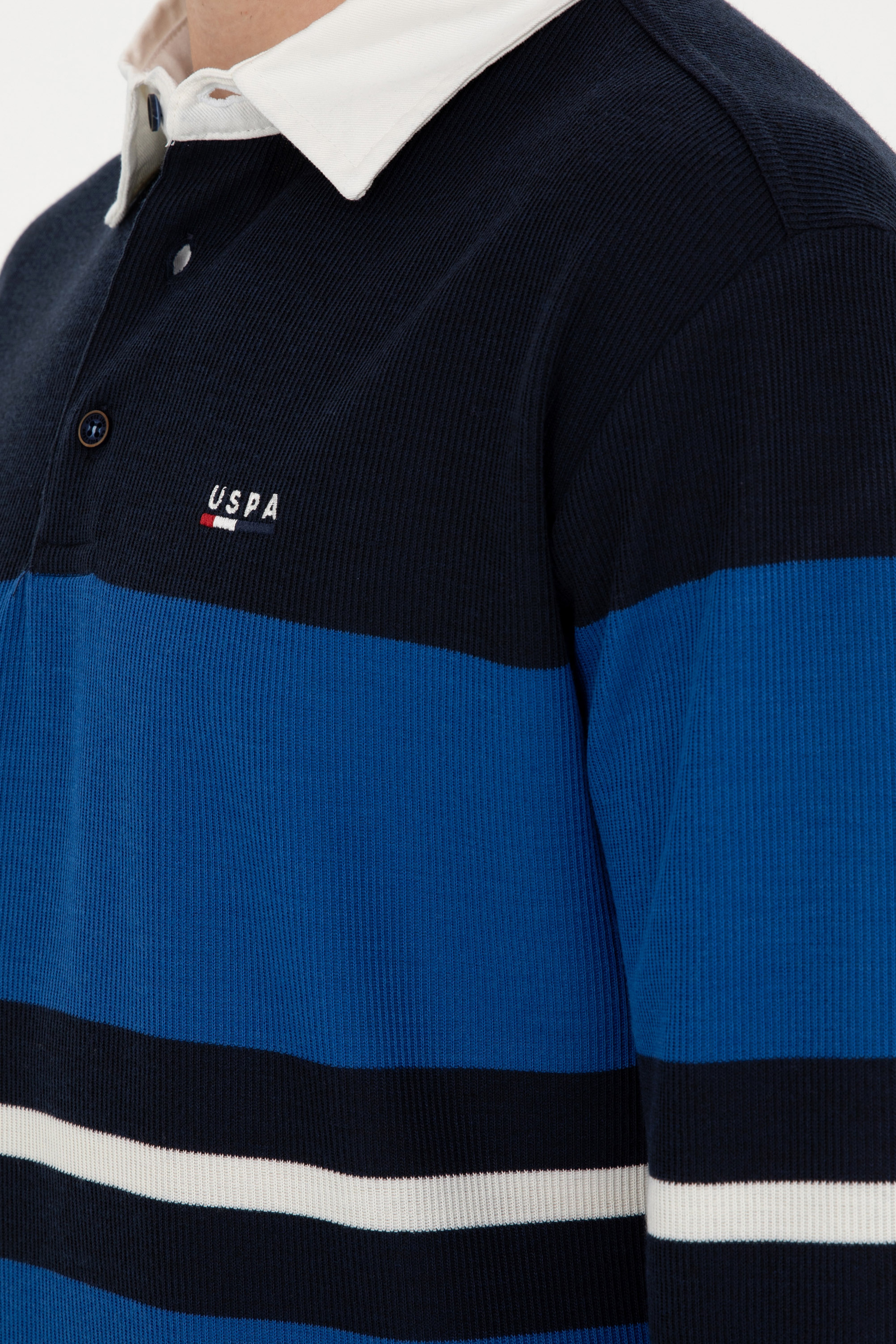 Erkek Lacivert Sweatshirt - Image 7