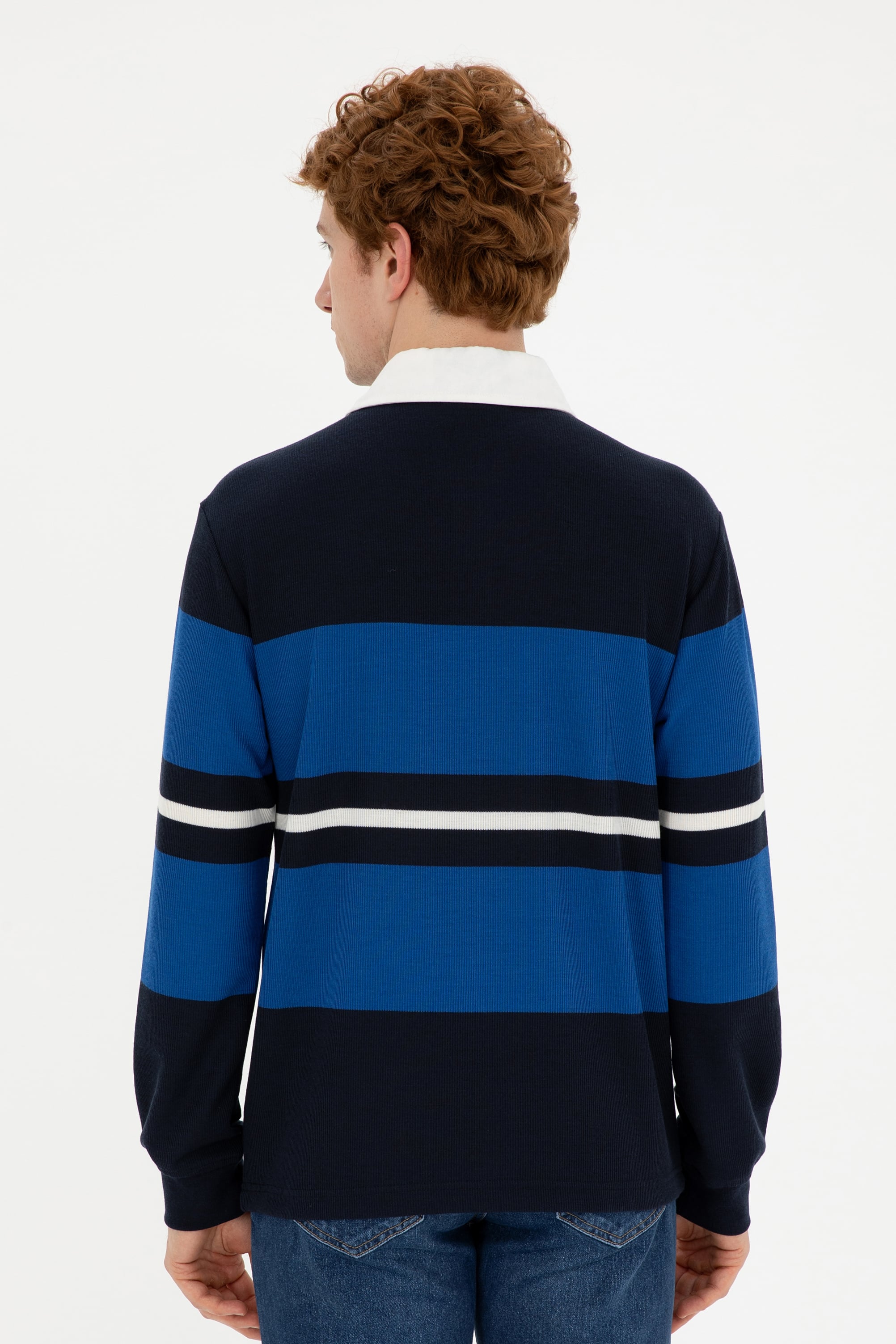 Erkek Lacivert Sweatshirt