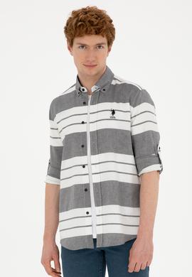 Erkek Lacivert Uzun Kollu Gömlek - 50283760004