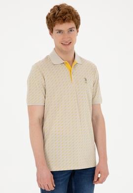 Erkek Regular Fit Polo Yaka Taş Tişört - 50287107019