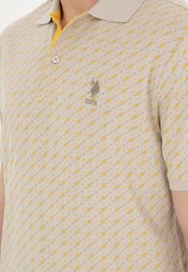 Erkek Regular Fit Polo Yaka Taş Tişört - 50287107019