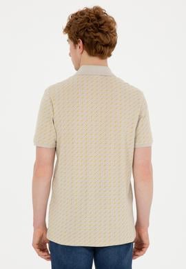 Erkek Regular Fit Polo Yaka Taş Tişört - 50287107019